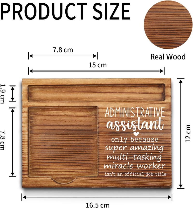 akeke Administrative Assistant Gifts, Administrative Assistant Appreciation Gifts, Thank You Administrative Assistant Gift, Funny Admin Assistant Gifts Office Self-Stick Note Pad Holders GSH2 - Image 2